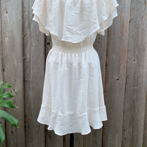 ASTR Chloe Off the Shoulder Ruffle Mini Dress - Picture 9 of 13